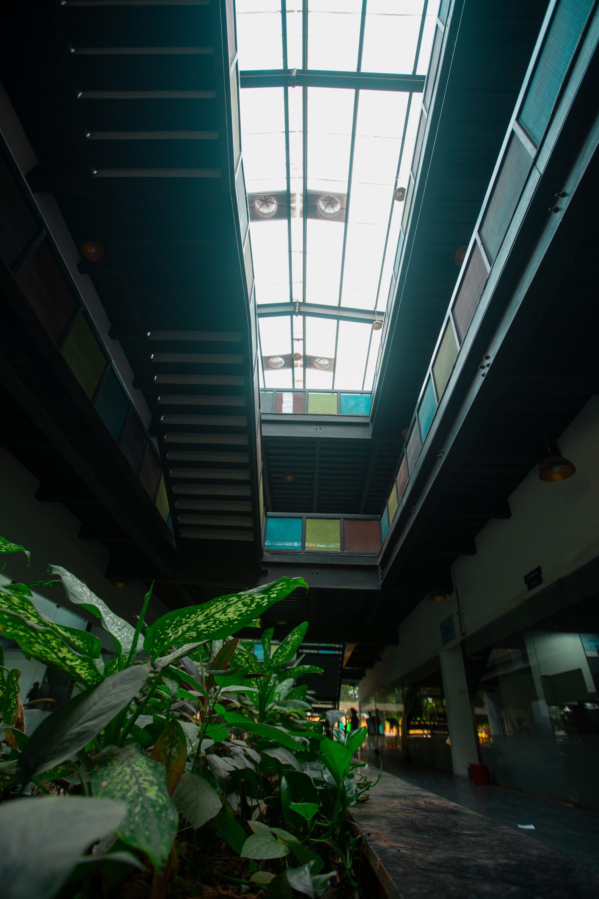 Glass atrium